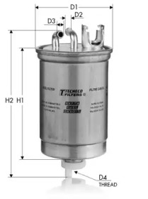 TECNECO FILTERS gs212 -  Топливный фильтр